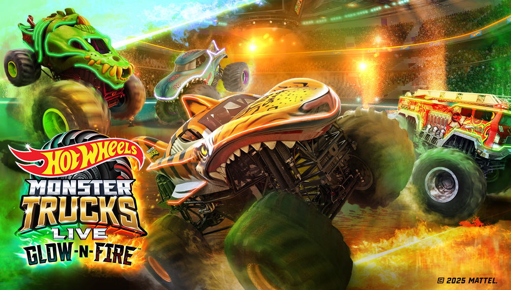 Hot Wheels Monster Trucks Live™ Is Returning to Chase Center in San Francisco With an All-New Theme: Glow-N-Fire