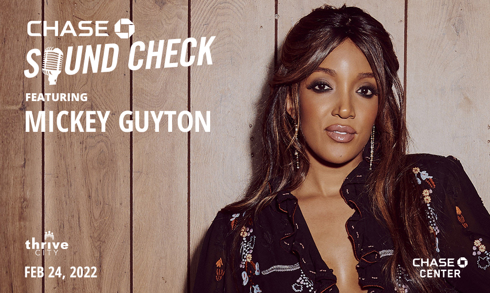 Mickey Guyton to Headline Chase Sound Check at Thrive City on February 24