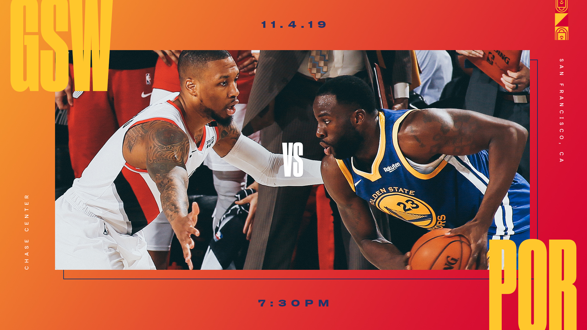 Warriors vs. Trail Blazers