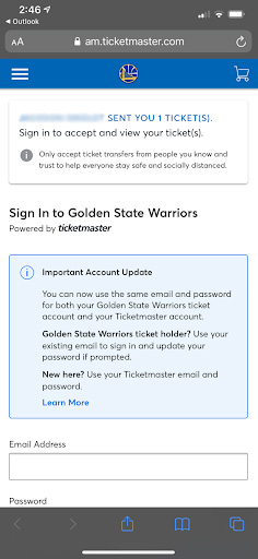 Warriors + CC Mobile App